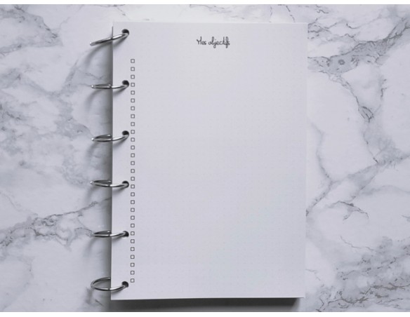 Mes objectifs de l'année - Bujo