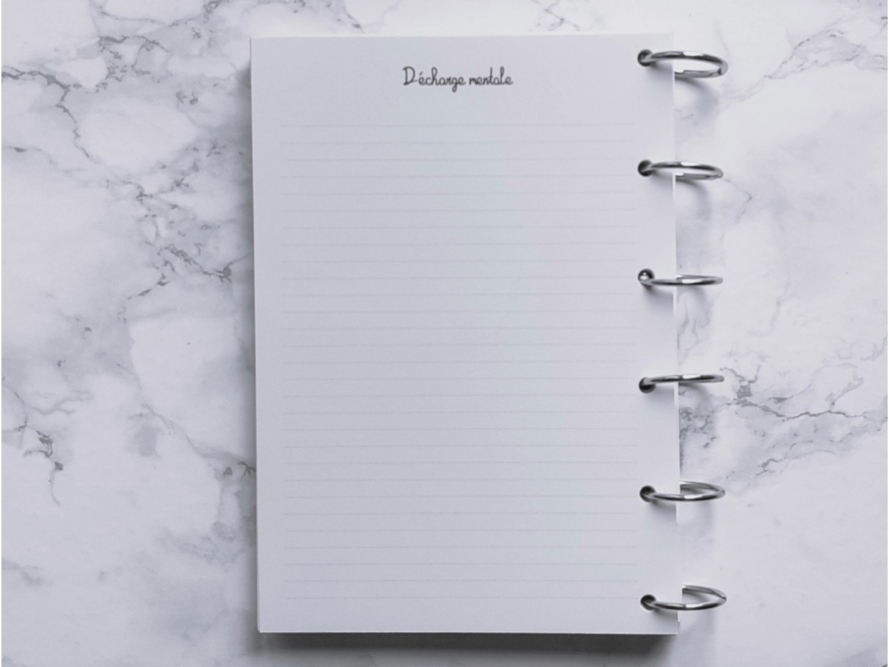 Décharge mentale - A6