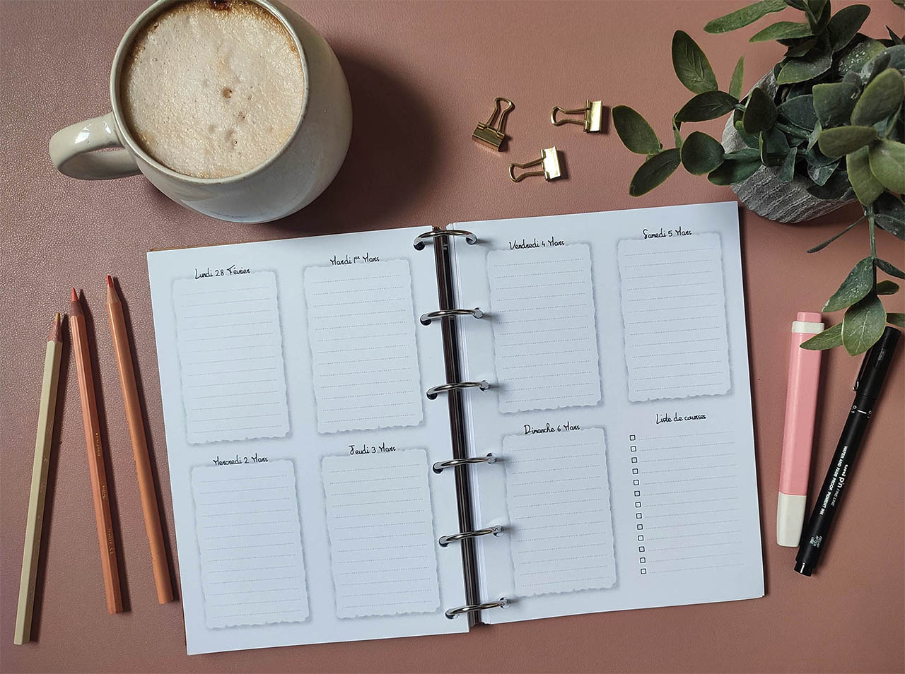 Agenda sur mesure